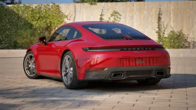 porsche 911 side view